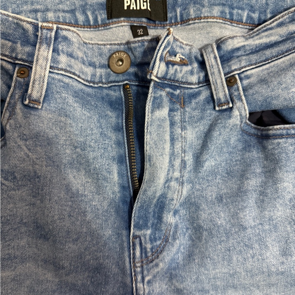 Light Blue Paige Mens Slim Jeans